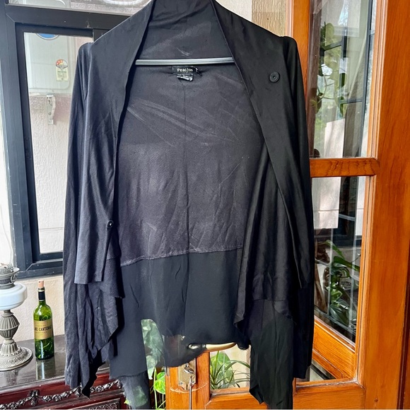 Designer jacket/overlay by Peachoo in black size L - Picture 5 of 6